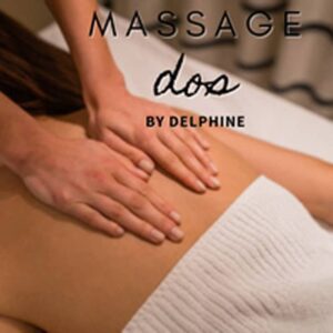 Massage du dos par Delphine au club Gulfstream de Saumur